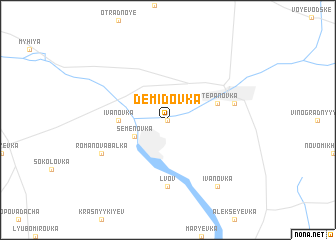 map of Demidovka