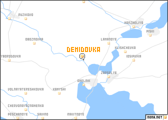 map of Demidovka