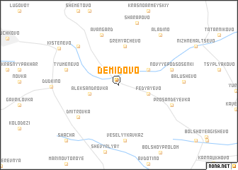 map of Demidovo