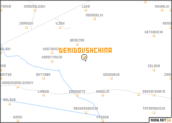 map of Demidovshchina