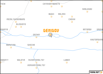 map of Demidov