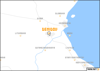 map of Demidov