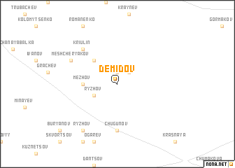 map of Demidov