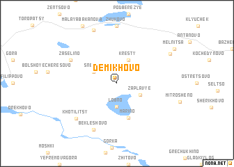 map of Demikhovo