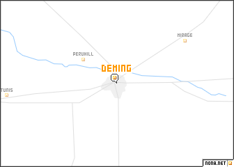 map of Deming