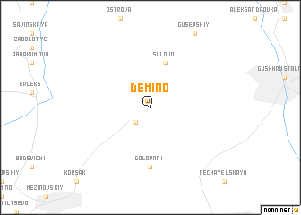 map of Dëmino