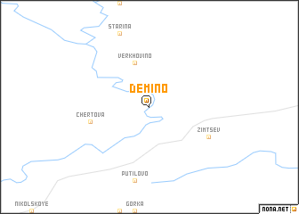 map of Dëmino