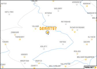 map of Demintsy