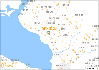 map of Demiraj