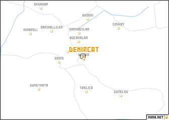 map of Demirçat