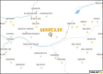 map of Demirciler