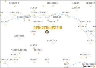 map of Demircimüezzin