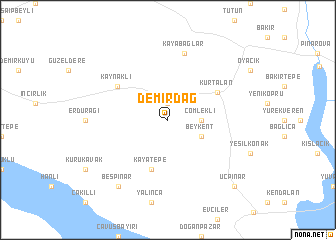 map of Demirdağ