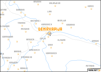 map of Demir Kapija