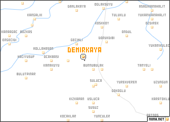 map of Demirkaya