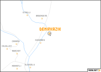 map of Demirkazık