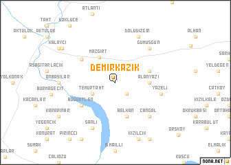 map of Demirkazık