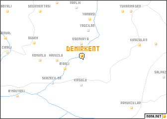 map of Demirkent