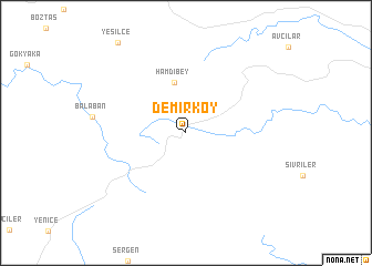 map of Demirköy