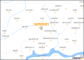 map of Demirköy