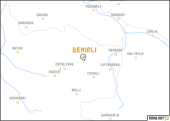 map of Demirli