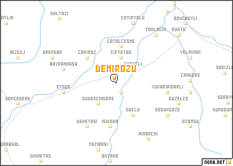 map of Demirözü