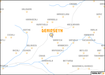 map of Demirşeyh