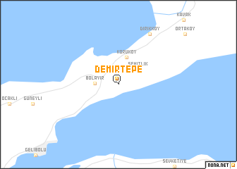map of Demirtepe