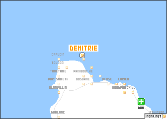 map of Demitrie