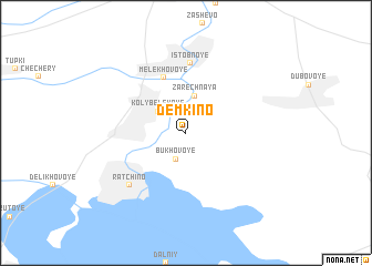 map of Dëmkino