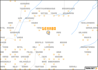 map of Demmba