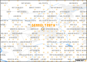 map of Demmeltrath