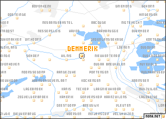 map of Demmerik