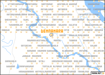 map of Demnāmāra