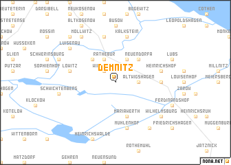 map of Demnitz