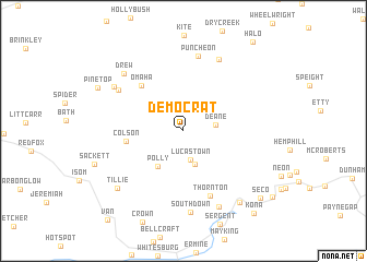 map of Democrat