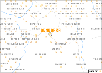 map of Demodara