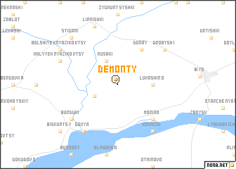 map of Demonty