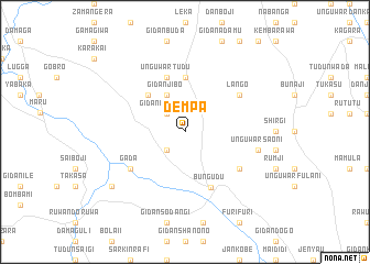 map of Dempa