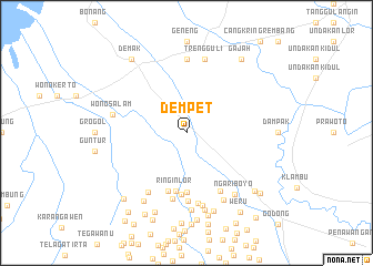 map of Dempet