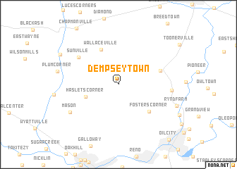 map of Dempseytown