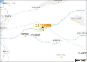 map of Dëmshino
