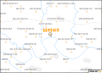 map of Dëmshin