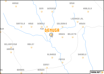 map of Demuga