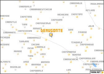 map of Demugonte