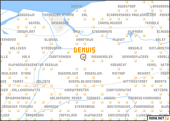 map of De Muis