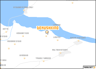 map of Dëmushkino