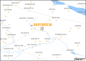 map of Demyanichi