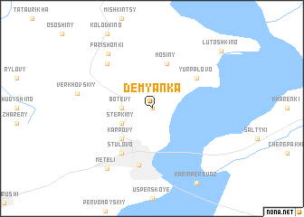 map of Dem\