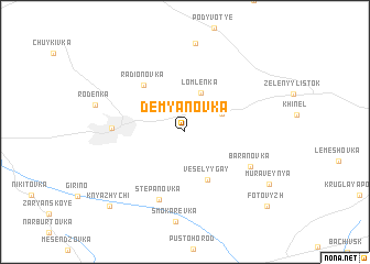 map of Demʼyanovka